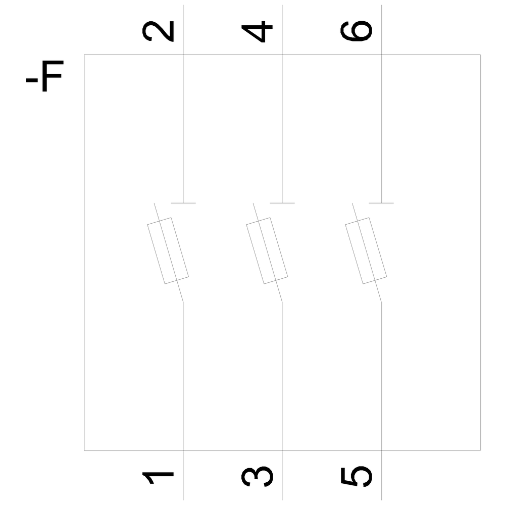 3NC1093 SITOR pojistkový spínač 10x 38, do 32A, 690V AC, 3pól.