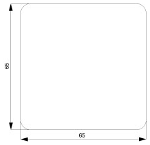 5TG7801 DELTA profil kolébka neutrální, titanová bílá