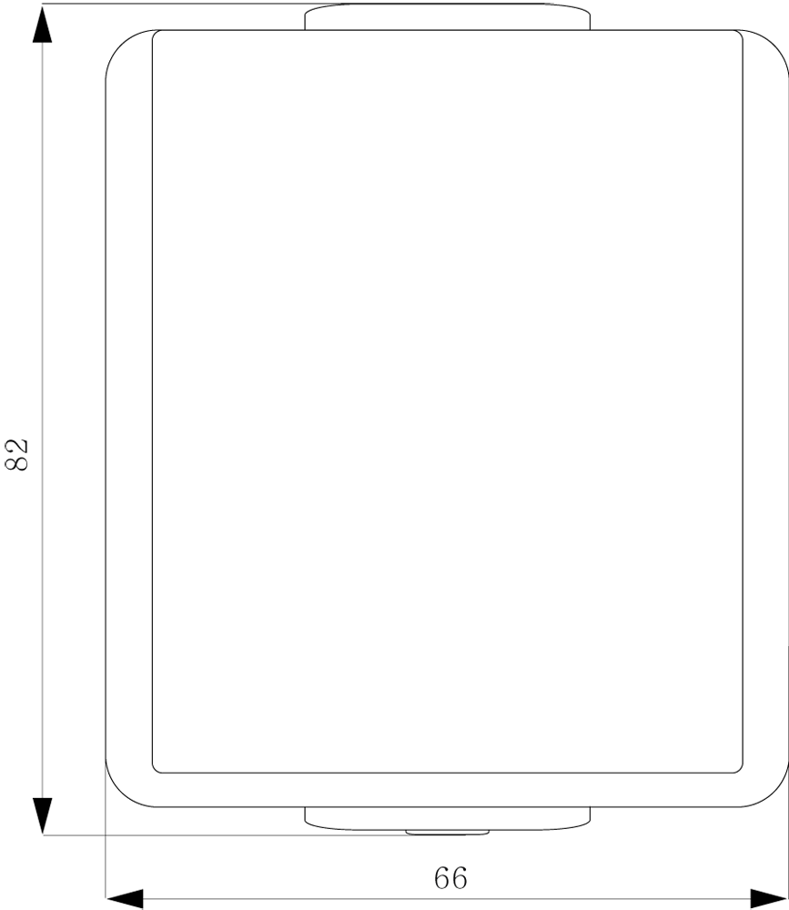 DELTA fläche IP44 na omítku SCHUKO jednoduchá 2pól. podle CEE 7 66x75mm