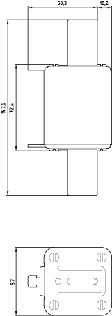 3NA7252 NH pojistková vložka, NH2, jmenovitý proud: 315 A, gG, jmenovité napětí AC: 500 V, jmenovité
