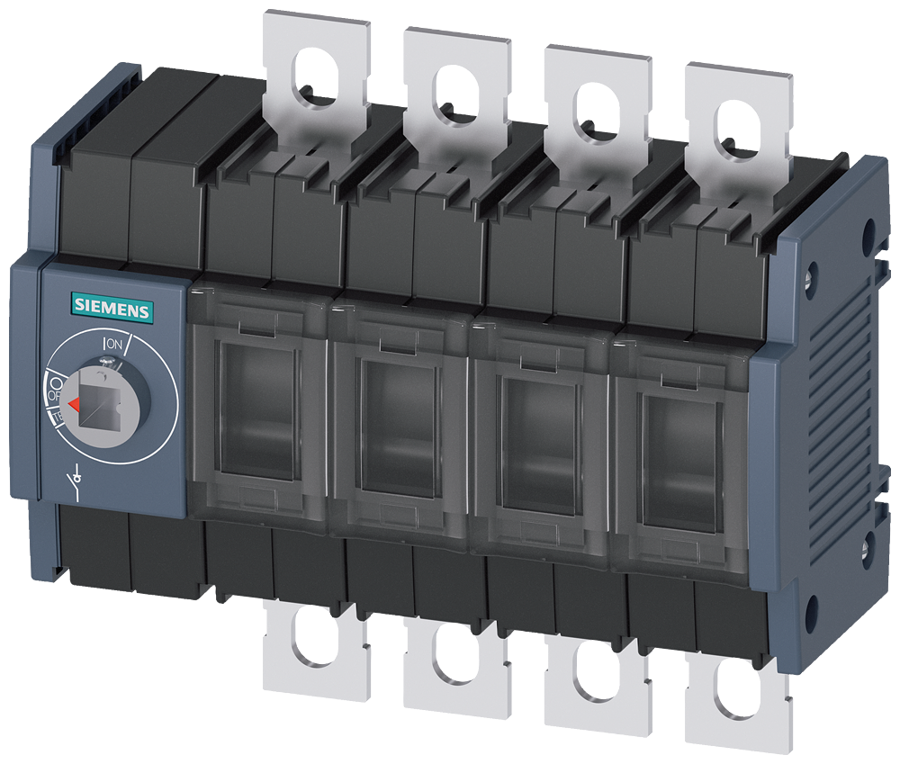 Zátěžový odpojovač 125A, konstr. vel. 2, 4pól. čelní pohon vlevo základní jednotka