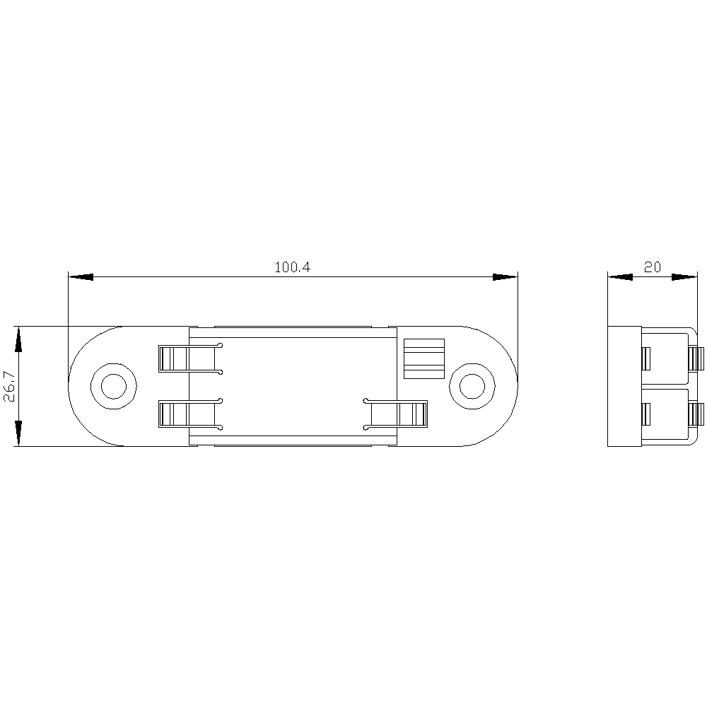 Adatvonal T-elágazás 3VA-busz COM-hoz  SENTRON SIEMENS