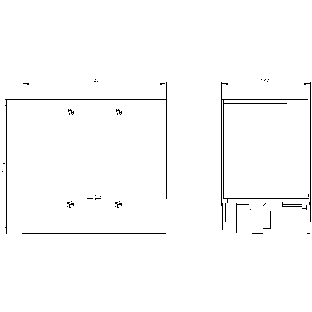 Körvezető-csatlakozókészlet 3VA12-höz 2kábel 50…240mm2 (3db)  SENTRON SIEMENS
