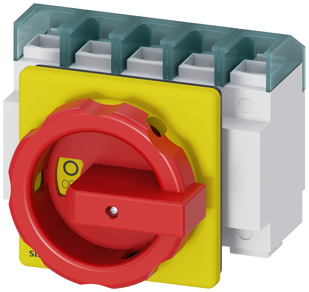 SENTRON, zátěžový odpojovač 3LD, spínač nouzového vypnutí, 4pól., 100 A