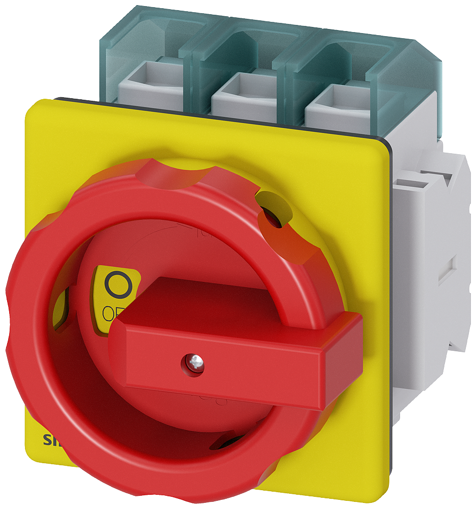 SENTRON, zátěžový odpojovač 3LD, spínač nouzového vypnutí, 3pól., jmenovitý trvalý proud: 100 A