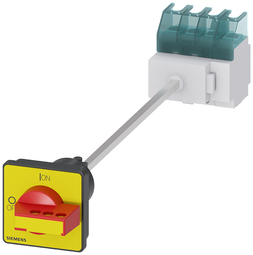 SENTRON, zátěžový odpojovač 3LD, spínač nouzového vypnutí, 4pól., jmenovitý trvalý proud: 32 A