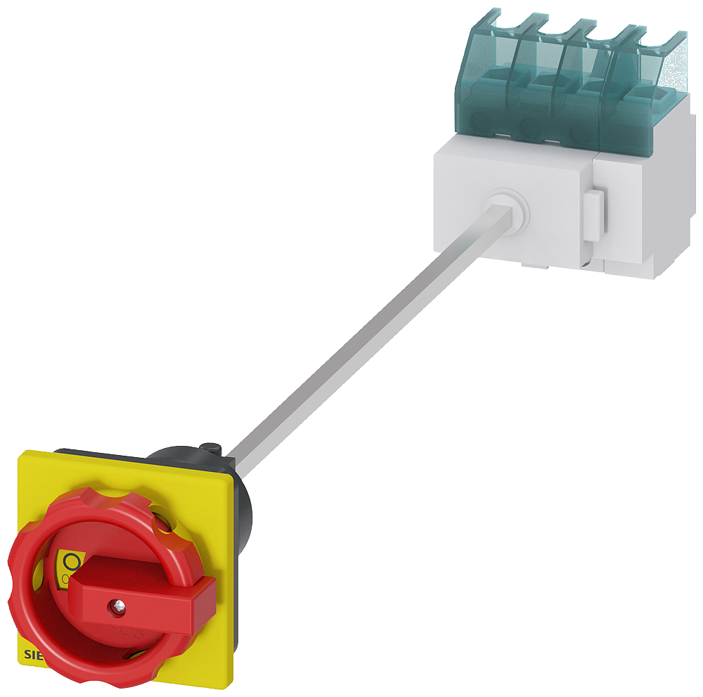 SENTRON, zátěžový odpojovač 3LD, spínač nouzového vypnutí, 4pól., jmenovitý trvalý proud: 32 A