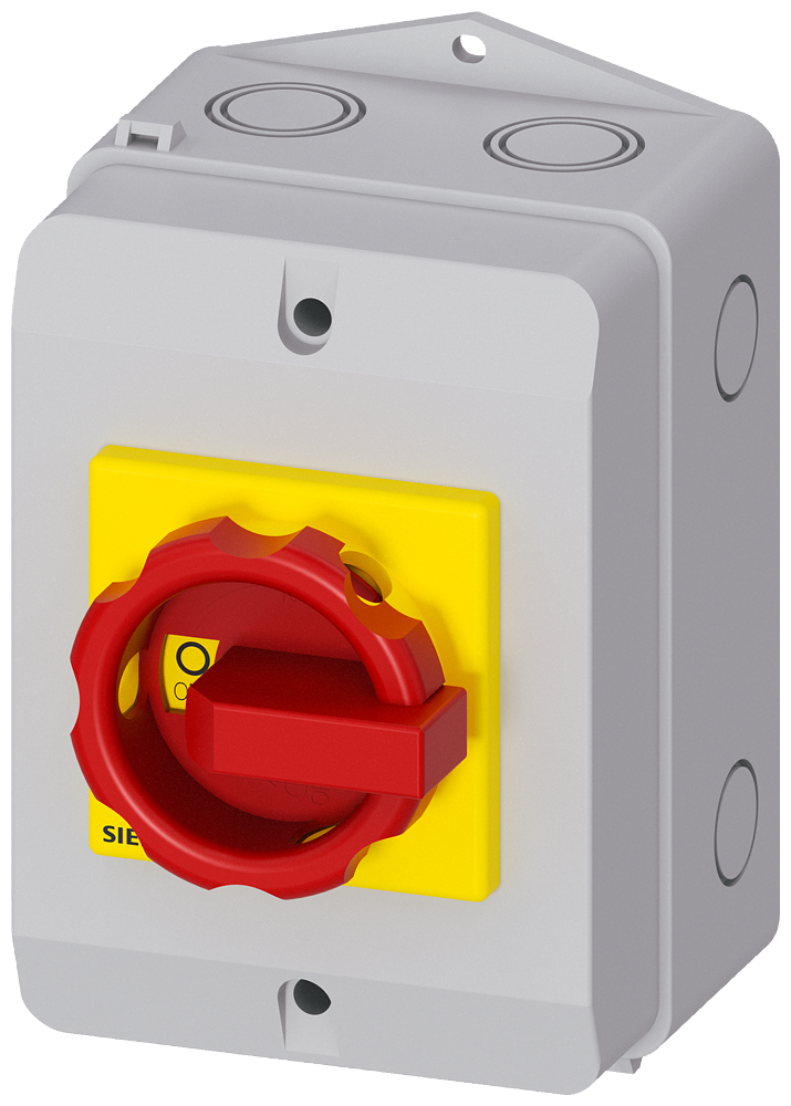 3LD2164-1TC53 SENTRON, zátěžový odpojovač 3LD, spínač nouzového vypnutí, 4pól., 25 A