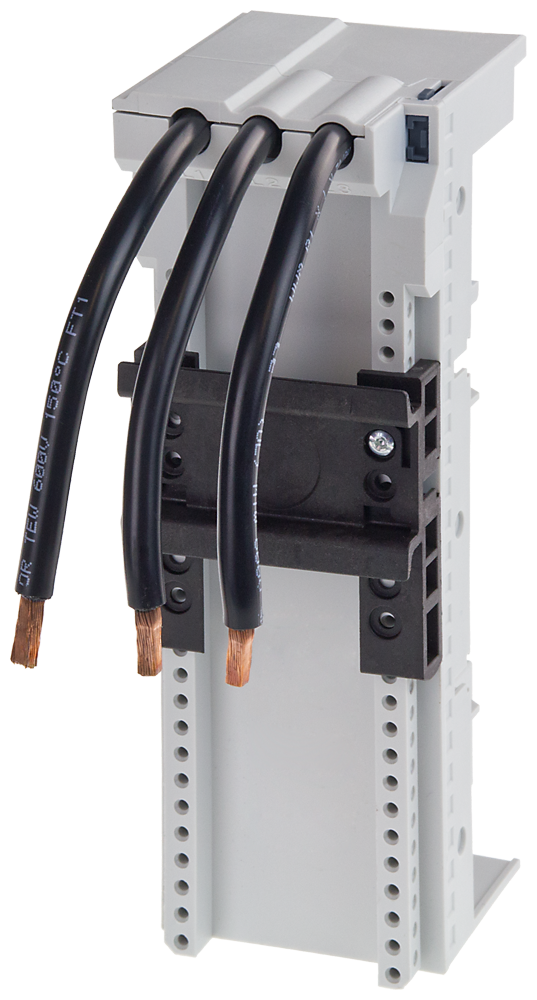 Adaptér 63A s 1 DIN lištou 54x 160mm