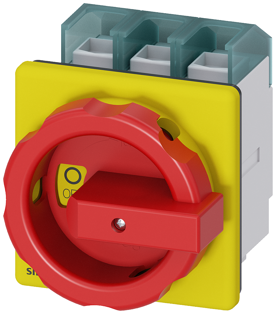 SENTRON, zátěžový odpojovač 3LD, spínač nouzového vypnutí, 3pól., jmenovitý trvalý proud: 100 A