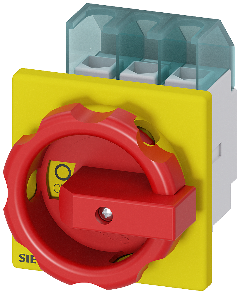 3LD2103-0TK53 SENTRON, zátěžový odpojovač 3LD, spínač nouzového vypnutí, 3pól., jmenovitý trvalý pro
