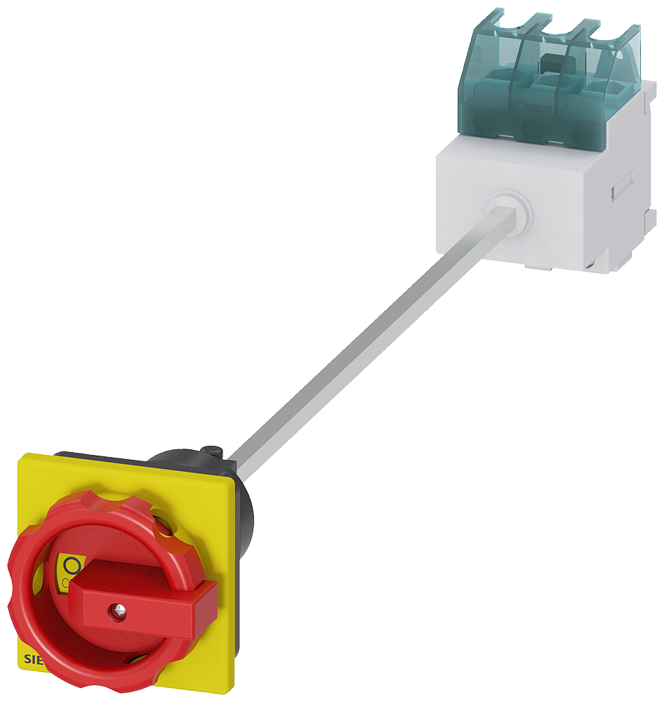 SENTRON, zátěžový odpojovač 3LD, spínač nouzového vypnutí, 3pól., jmenovitý trvalý proud: 25 A