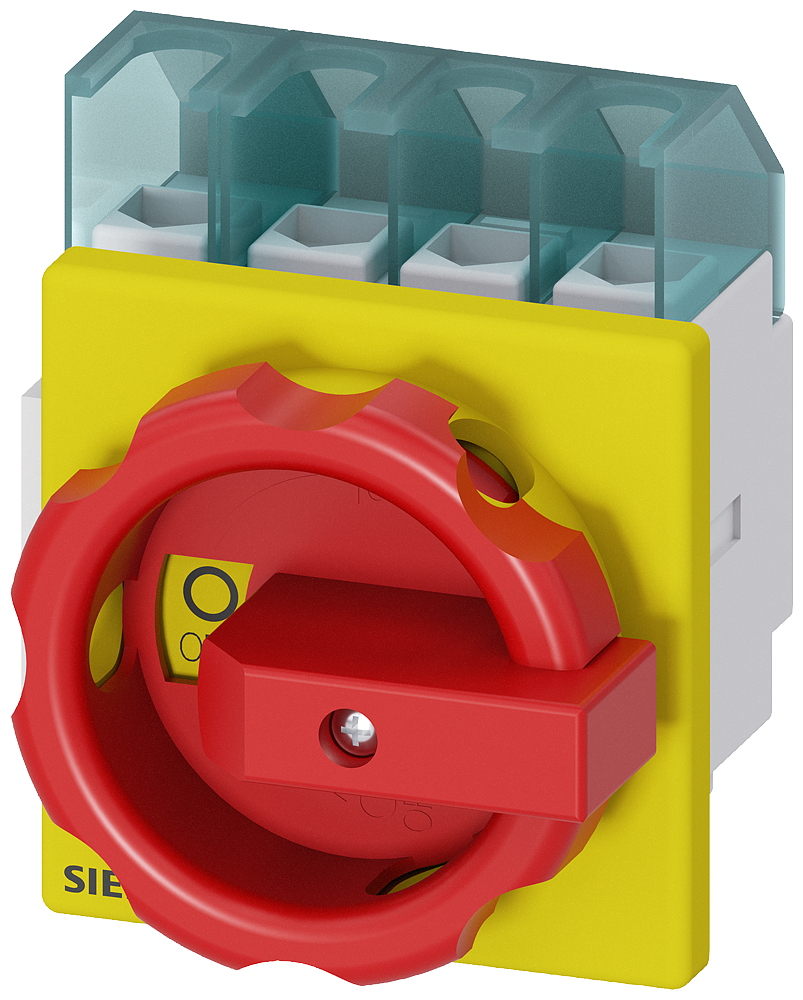 SENTRON, zátěžový odpojovač 3LD, spínač nouzového vypnutí, 4pól., jmenovitý trvalý proud: 32 A