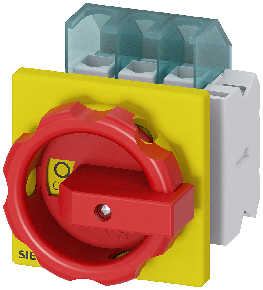 SENTRON, zátěžový odpojovač 3LD, spínač nouzového vypnutí, 3pól., jmenovitý trvalý proud: 32 A