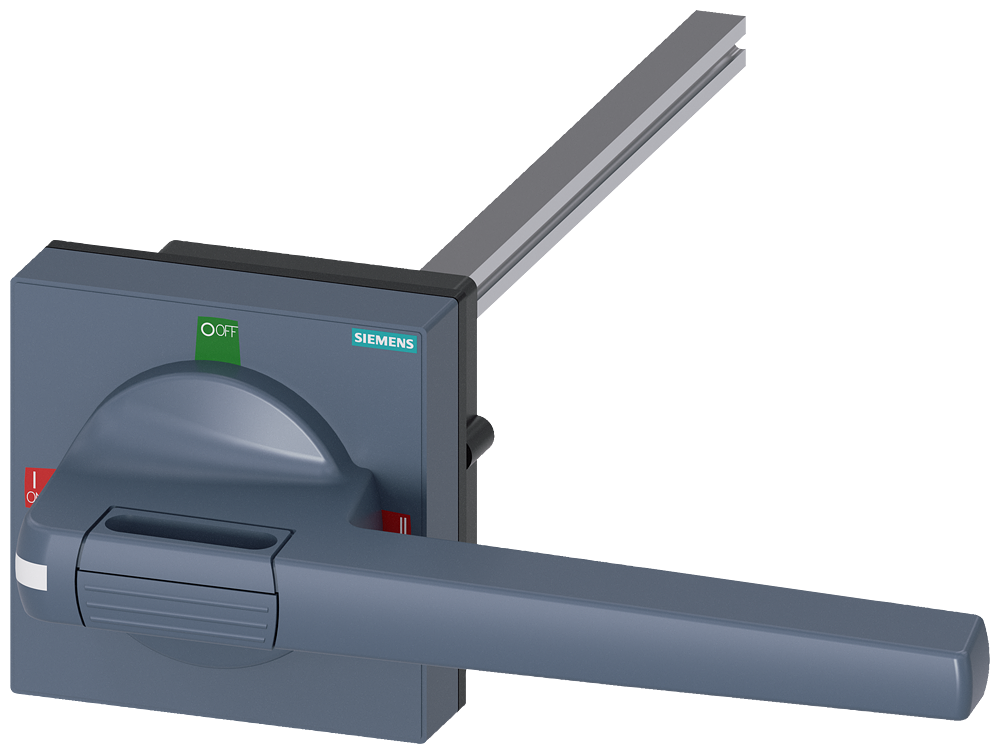 Otočný ovládací prvek se spojkou pro namontování do dveří standardní s vyrovnáním tolerance velikost 100x100