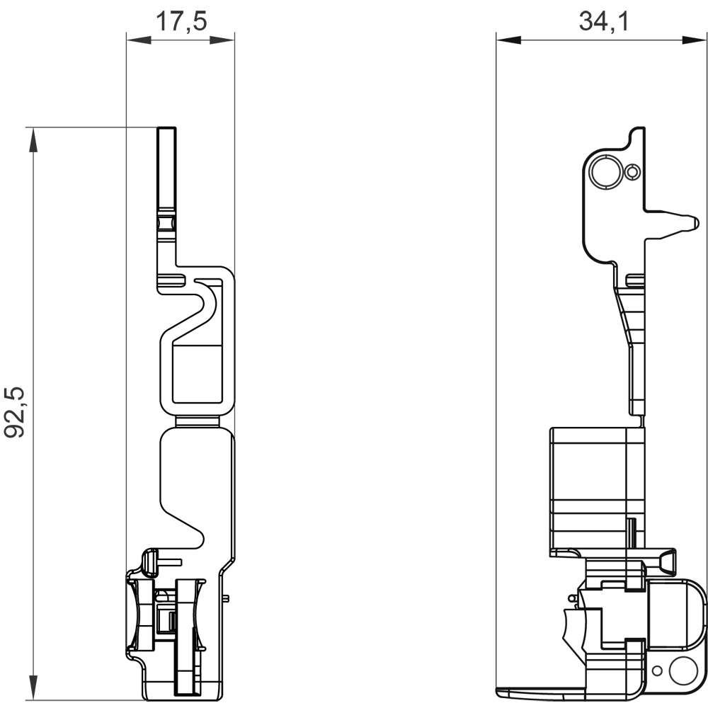 Blokovací zařízení rukojeti pro jistič pro 5SY (bez 5SY17), 5SP, 5TE8, 5SJ4...-.HG..