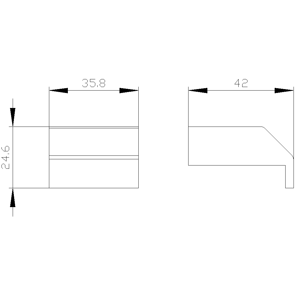 Kryt svorek, pro 3pól., příslušenství k zátěžovému odpojovači 3LD3