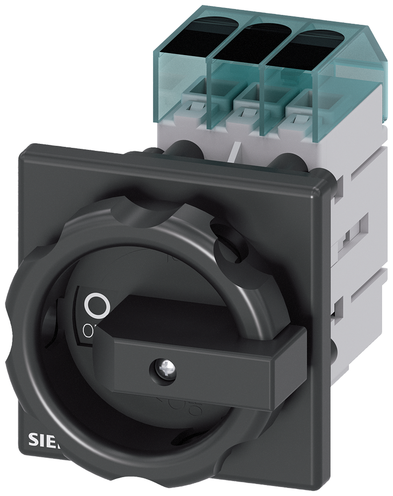 Zátěžový odpojovač 3LD3, Iu 16 A páčkový výkonový spínač 3pól.