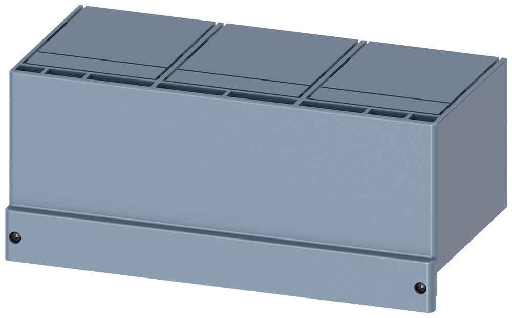 Kryt z čelní strany hlavní přípojka 3pól., 2ks, prodloužený, nevýsuvné provedení