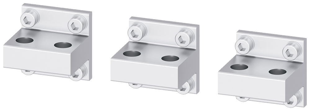 Zadní hlavní přípojky horizontální/vertikální orientovatel. 3ks