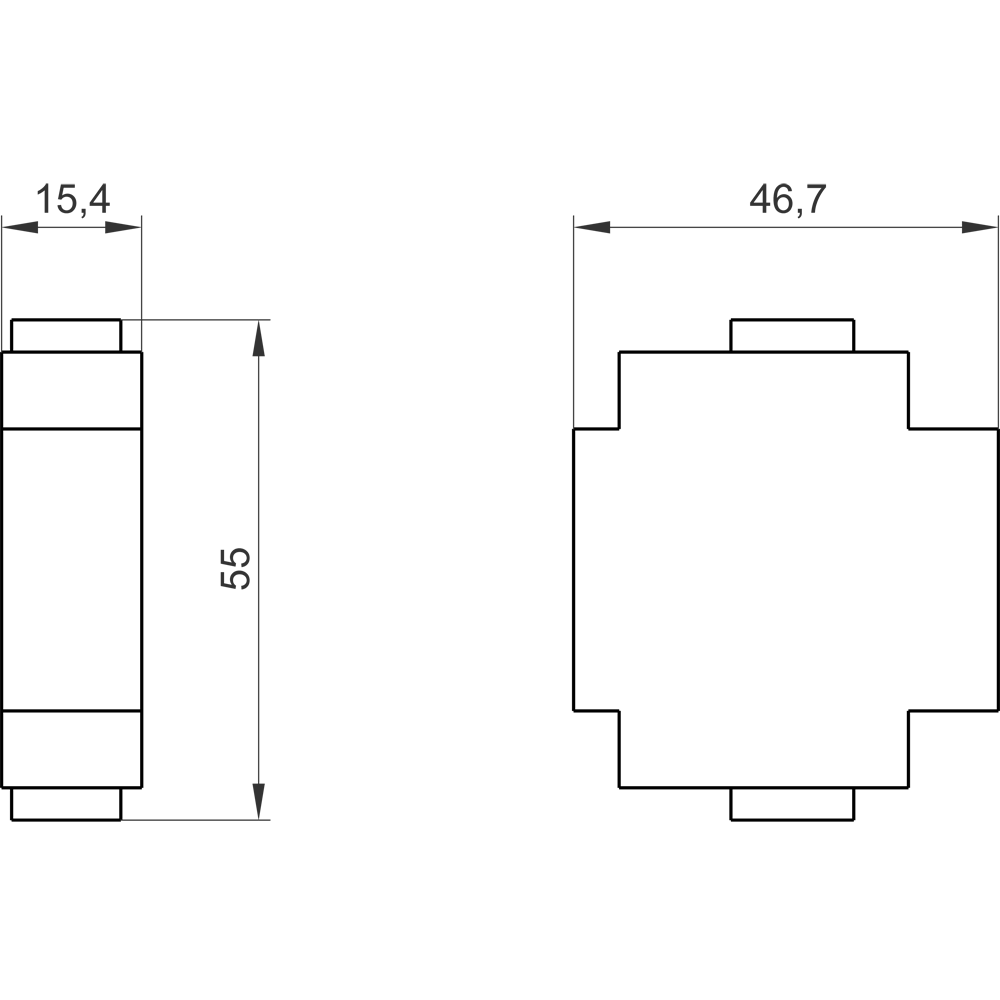 Neutrální vodič, s časově předsunutým spínáním pro upevnění na dno, do 32A příslušenství