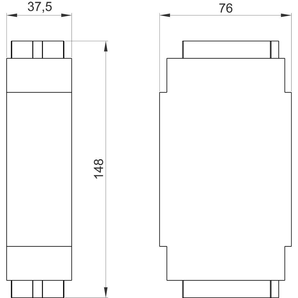 Svorka neutrálního vodiče/PE svorka, průchozí, pro upevnění na dno, příslušenství