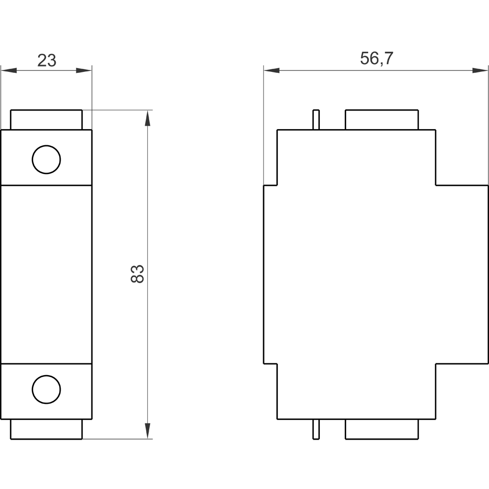 3LD9280-0C Neutrální vodič, s časově předsunutým spínáním pro upevnění na dno, příslušenství