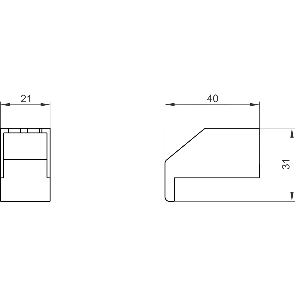 Kryt svorek, 1pól., příslušenství k hlavnímu vypínači a spínači nouzového vypnutí 3LD2 pro 63A