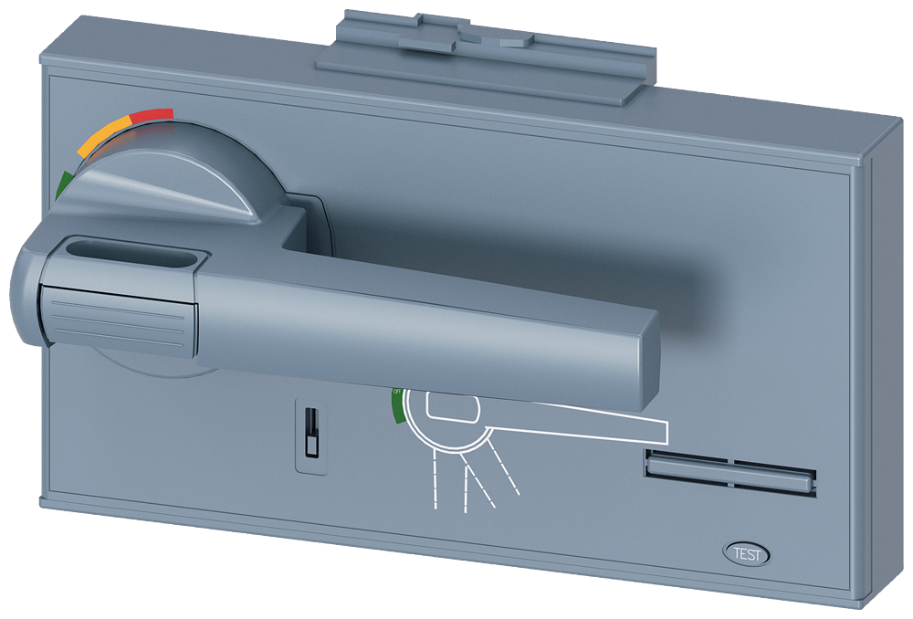Blok ručního pohonu, standardní příslušenství k výkonovému jističi 3VA27 (kyvná páka)