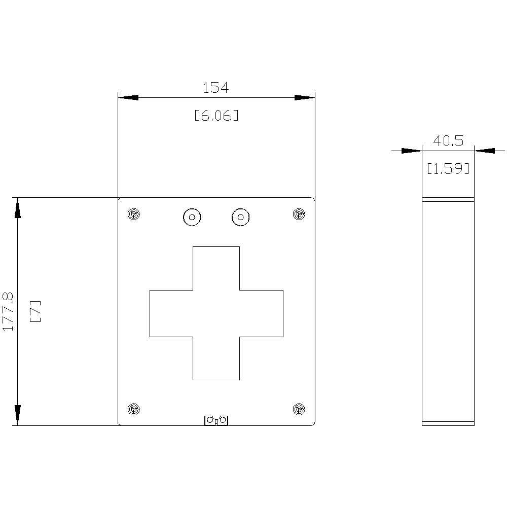 Externí měřící transformátor proudu pro neutrální vodič příslušenství k: 3VA6 jmenovitý proud=600/1000 A 3VA2