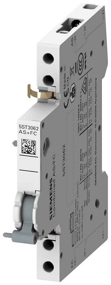 Pomocný spínač 1CO + spínač chybového signálu 1CO, 230/400V AC/24-220V DC, 0,5 TE