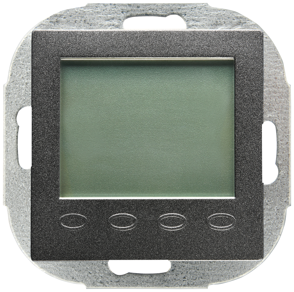 DELTA I-system ROOM TEMPERATURE CONTROLLER PROGRAMMABLE CARBON METALLIC by Siemens