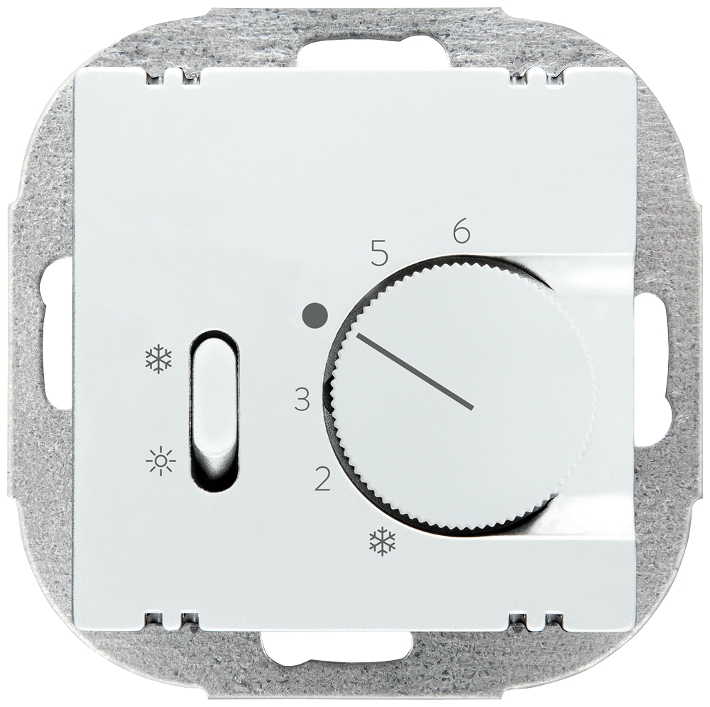 DELTA I-system ROOM TEMPERATURE CONTROLLER POLAR WHITE by Siemens
