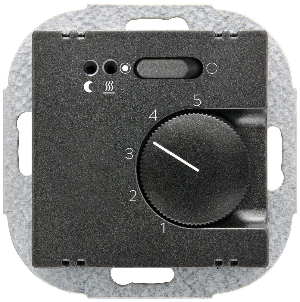 DELTA I-system ROOM TEMPERATURE CONTROLLER FOR UNDERFLOOR HEATING CARBON METALLIC by Siemens