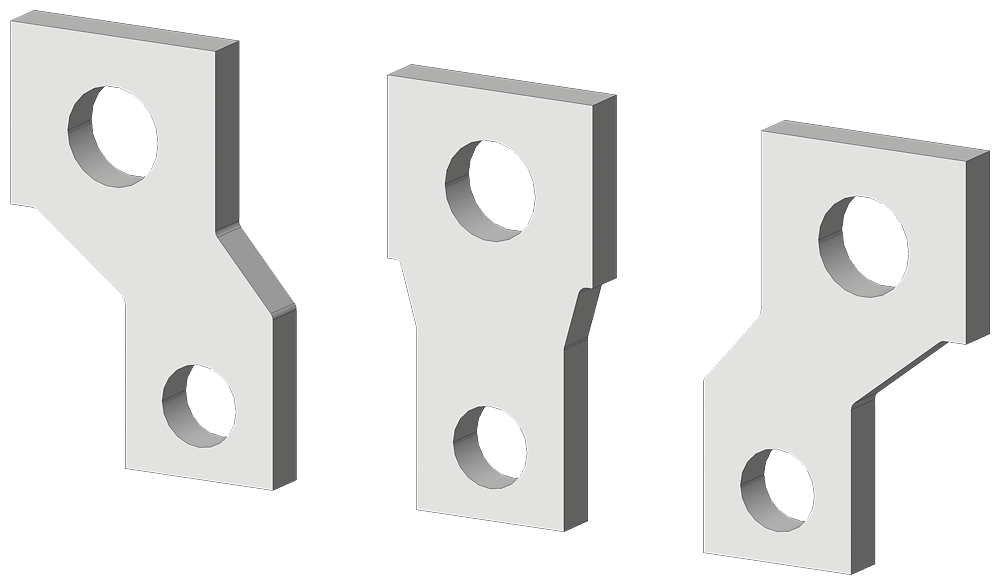 accessory 3VJ9 IEC framesize 3VJ11 125A bus connector offset front 3 pieces