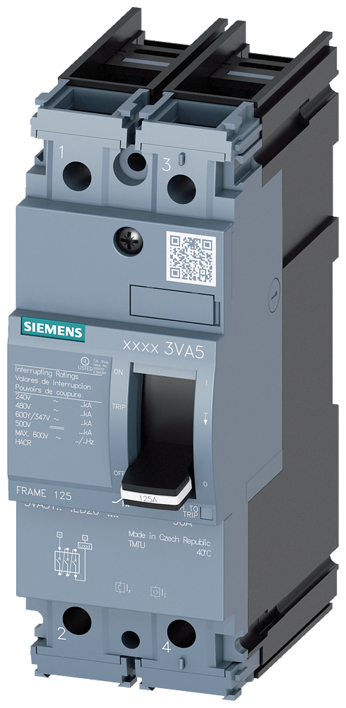 Product image for S-A 3VA5140-4ED26-0AA0 BRKR 3VA51 2