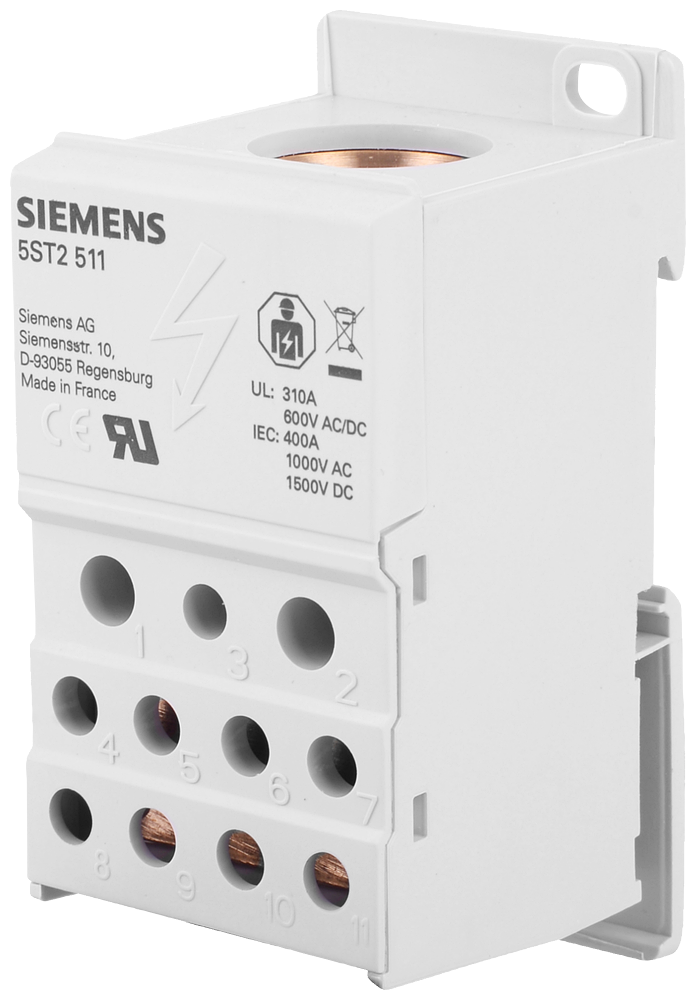 distribution block 1-pole by Siemens