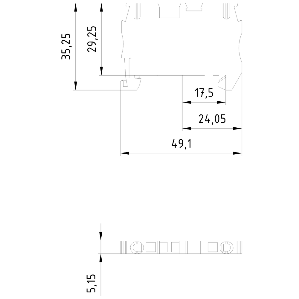 8WH2000-0CF07 Svorka ochranného vodiče s přípojkou tažné pružiny, průřez: 0,08-2,5mm²