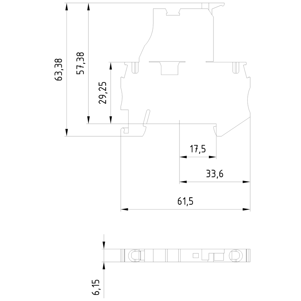 Pojistková svorka se světelným ukazatelem (15-30V) pro G pojistkové vložky 5x 20