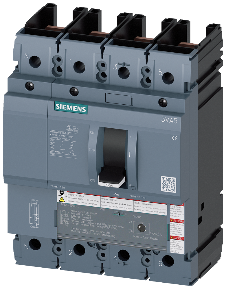 Product image for S-A 3VA5222-5ED41-2AA0 BRKR 3VA52 4