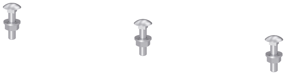 Screw set truss-head screw M10 x 45 with spring washer by Siemens