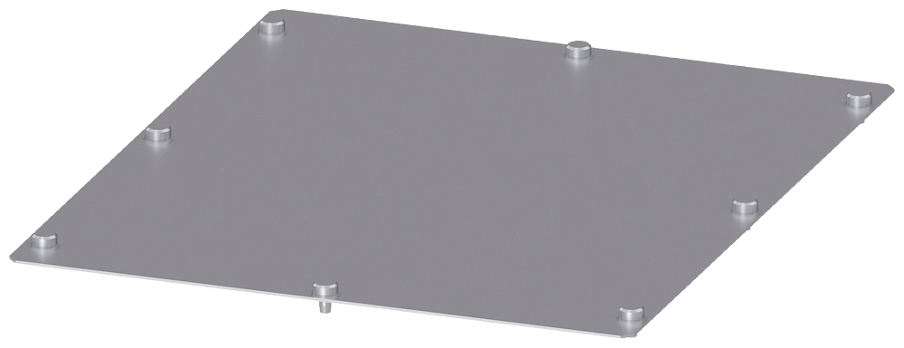 Aluminum insert 3 mm D: 600 mm W: 400 mm by Siemens