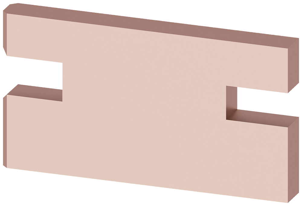 connecting lug 50x10 mm by Siemens