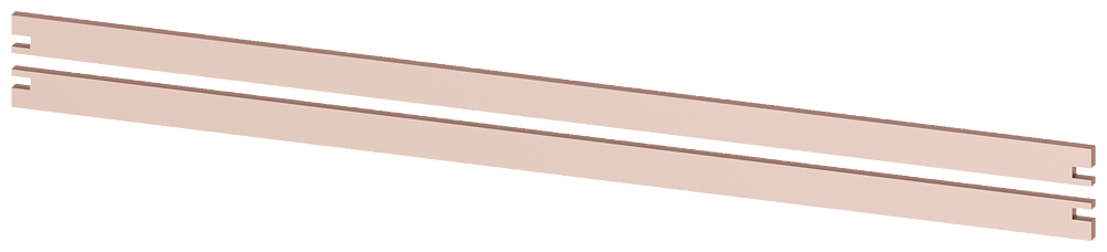 Busbar PE 2 x 30 x 10 mm by Siemens