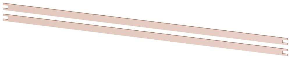 Busbar PE 2 x 20 x 5 mm by Siemens