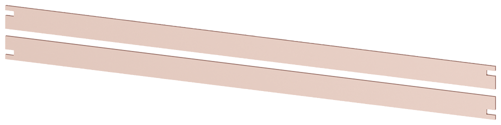Busbar PE 2 x 40 x 5 mm by Siemens