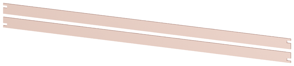 Busbar PE 2 x 40 x 5 mm by Siemens