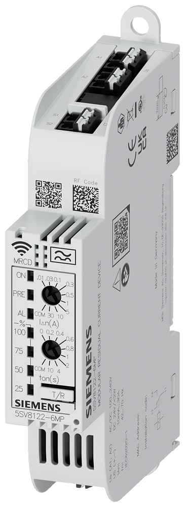 Modular residual current protective device Type A with Communication Please consider Radio approval! List of countries: see Certifi cates by Siemens