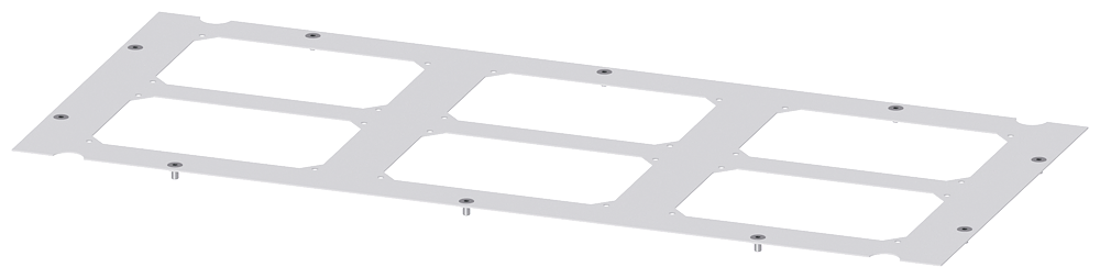 Base plate for module inserts IP54 by Siemens