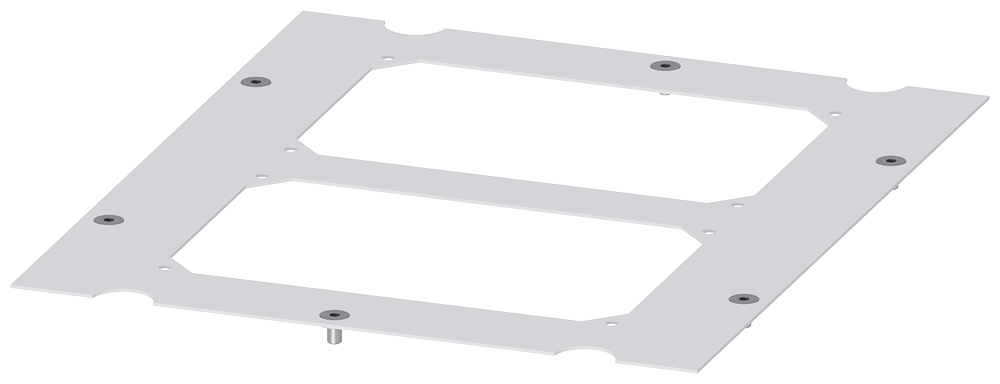 Base plate for module inserts IP30 by Siemens